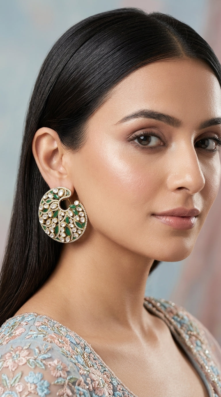 925 Silver Karnfool Earring Pair