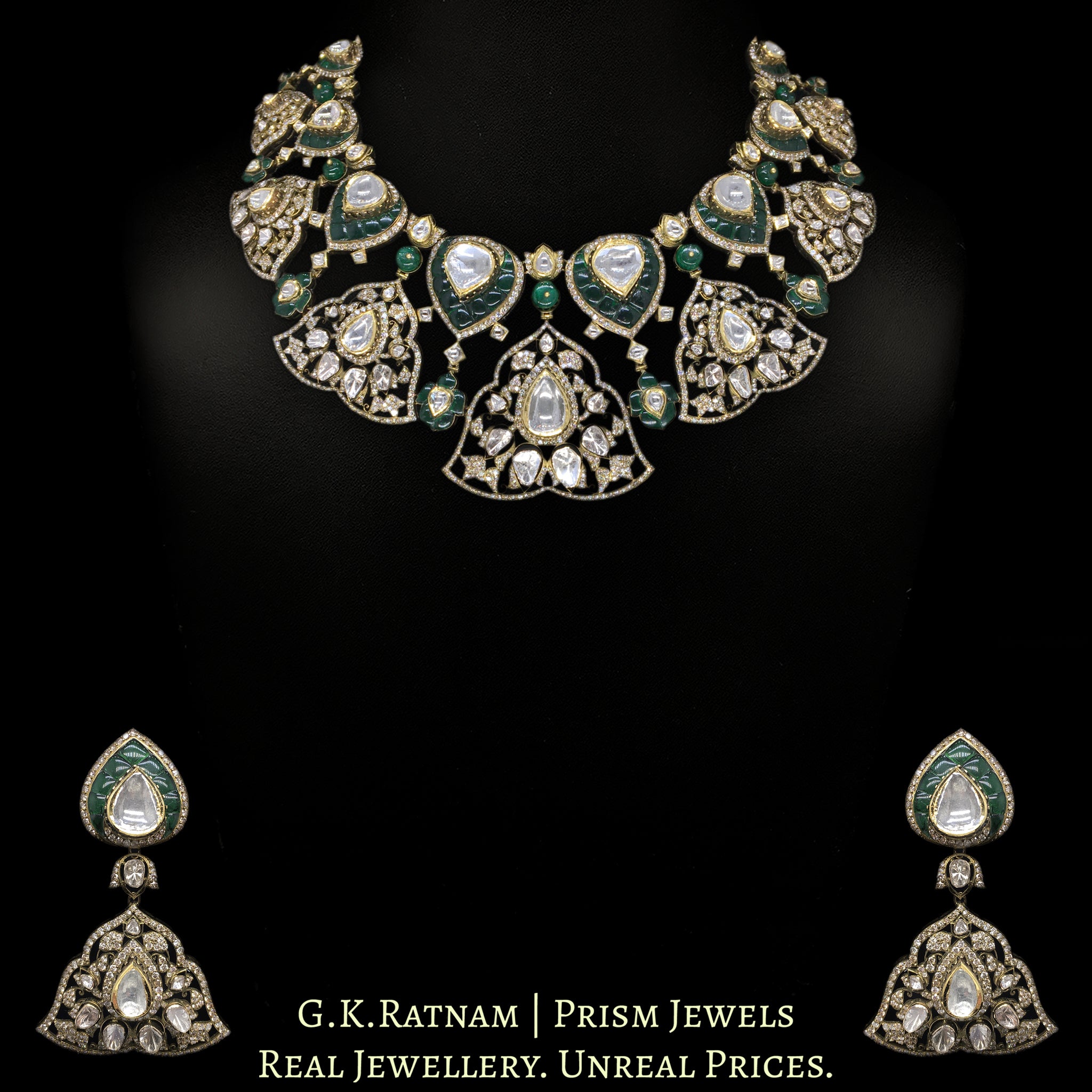 Victorian Diamond pendant,Swarovski Jewelry,diamond Necklace,pearl nec –  Nihira