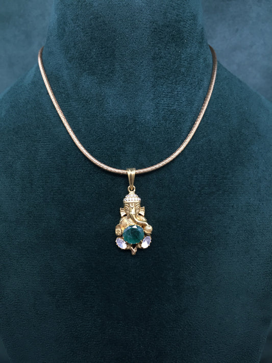 925 Silver Lord Ganesha Pendant with Chain