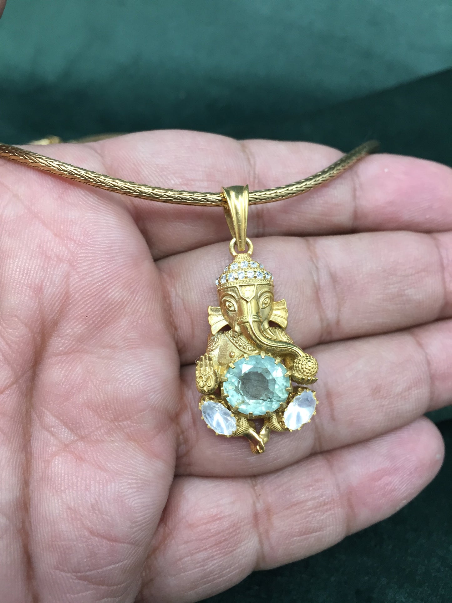 925 Silver Lord Ganesha Pendant with Chain