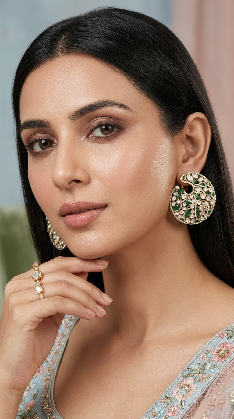 925 Silver Karnfool Earring Pair