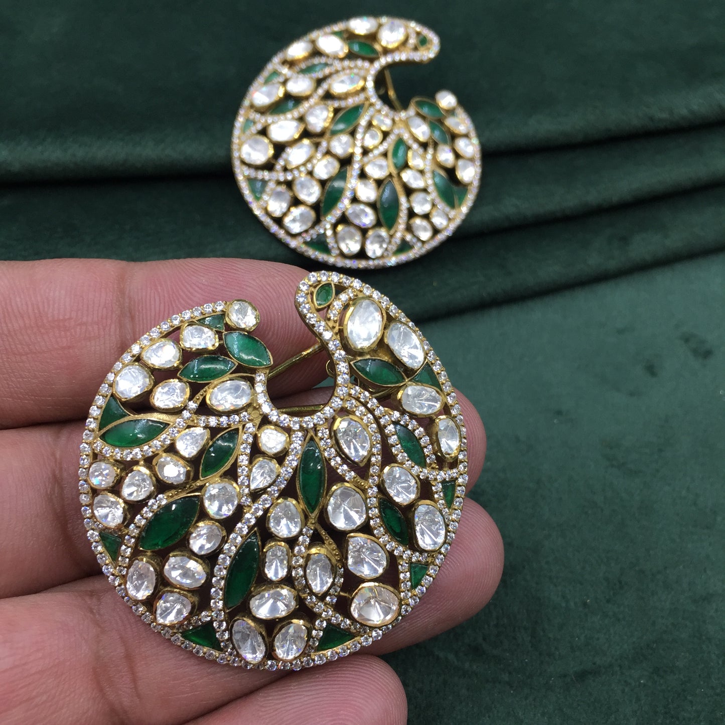 925 Silver Karnfool Earring Pair