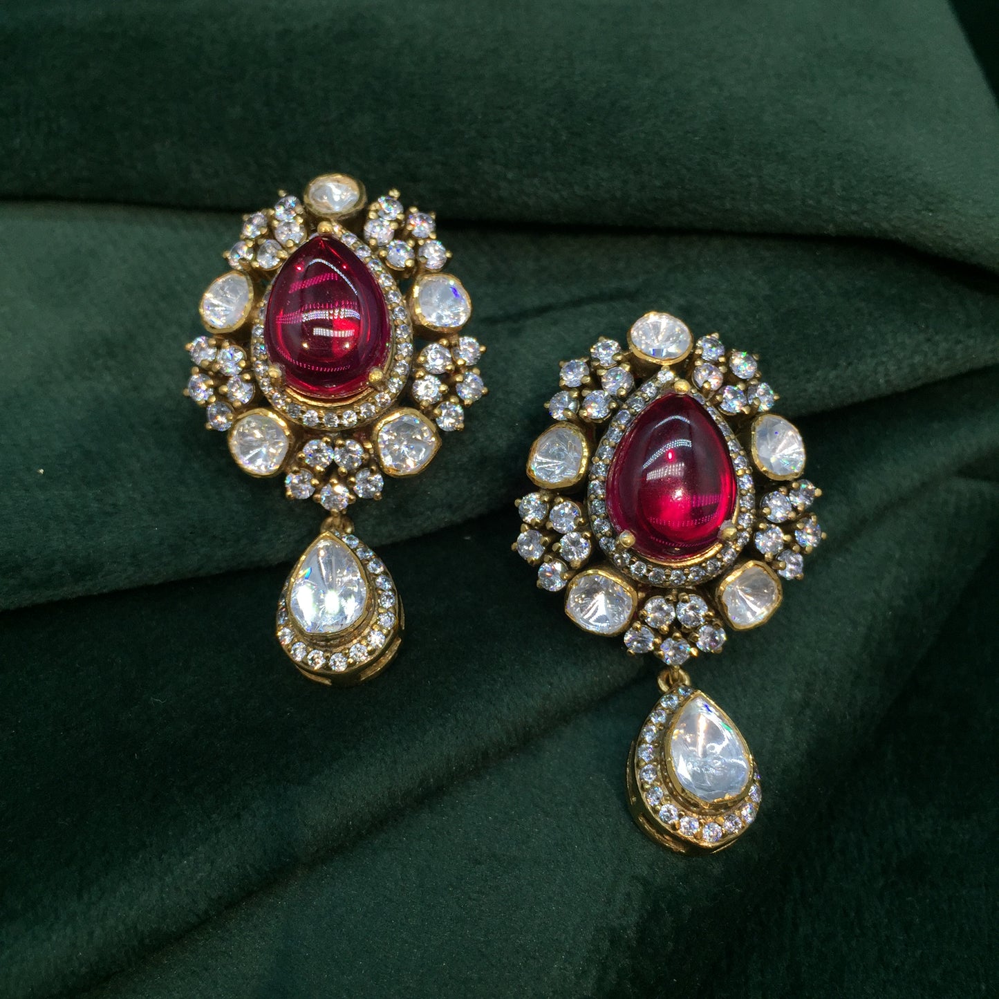 925 Silver Tops Earring Pair