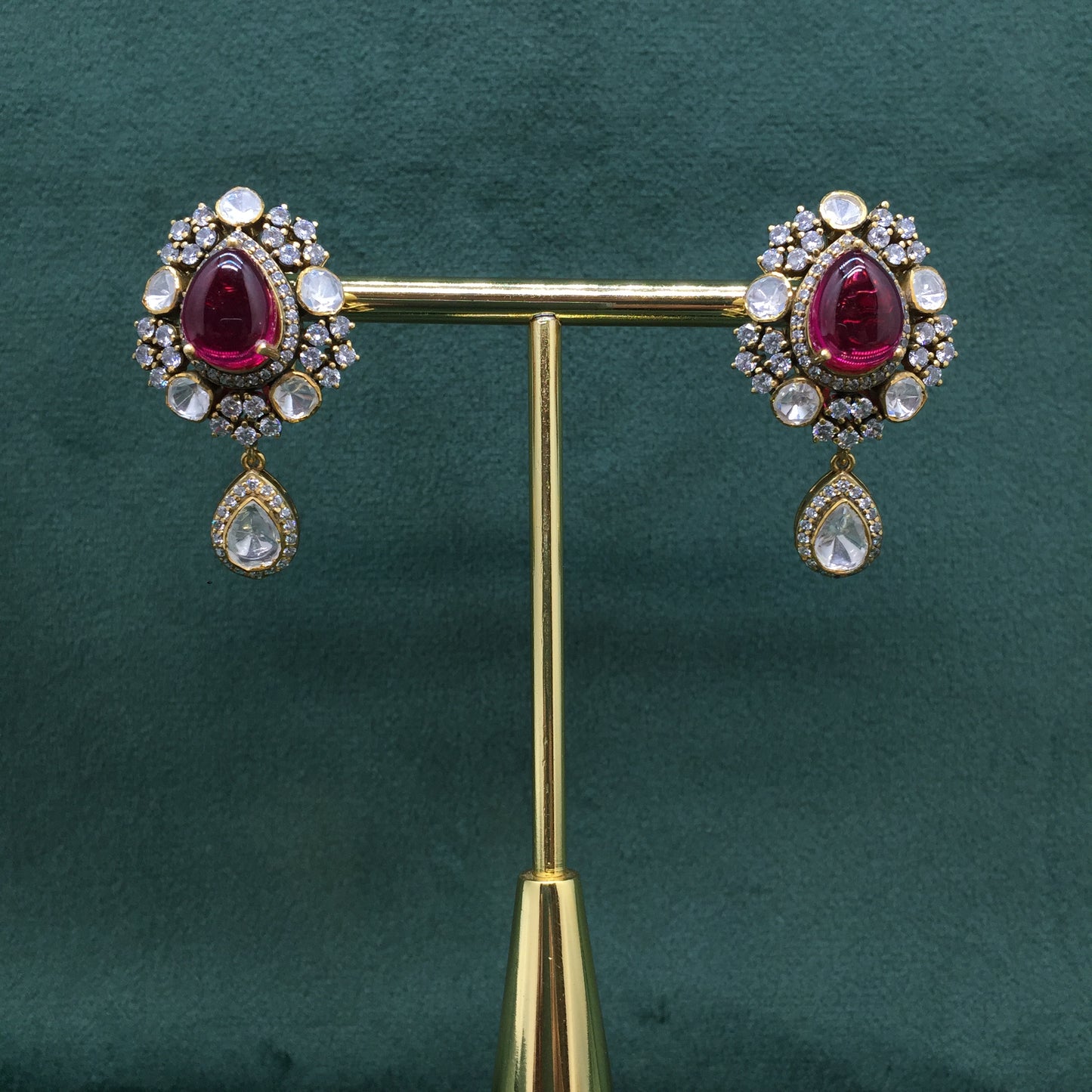 925 Silver Tops Earring Pair