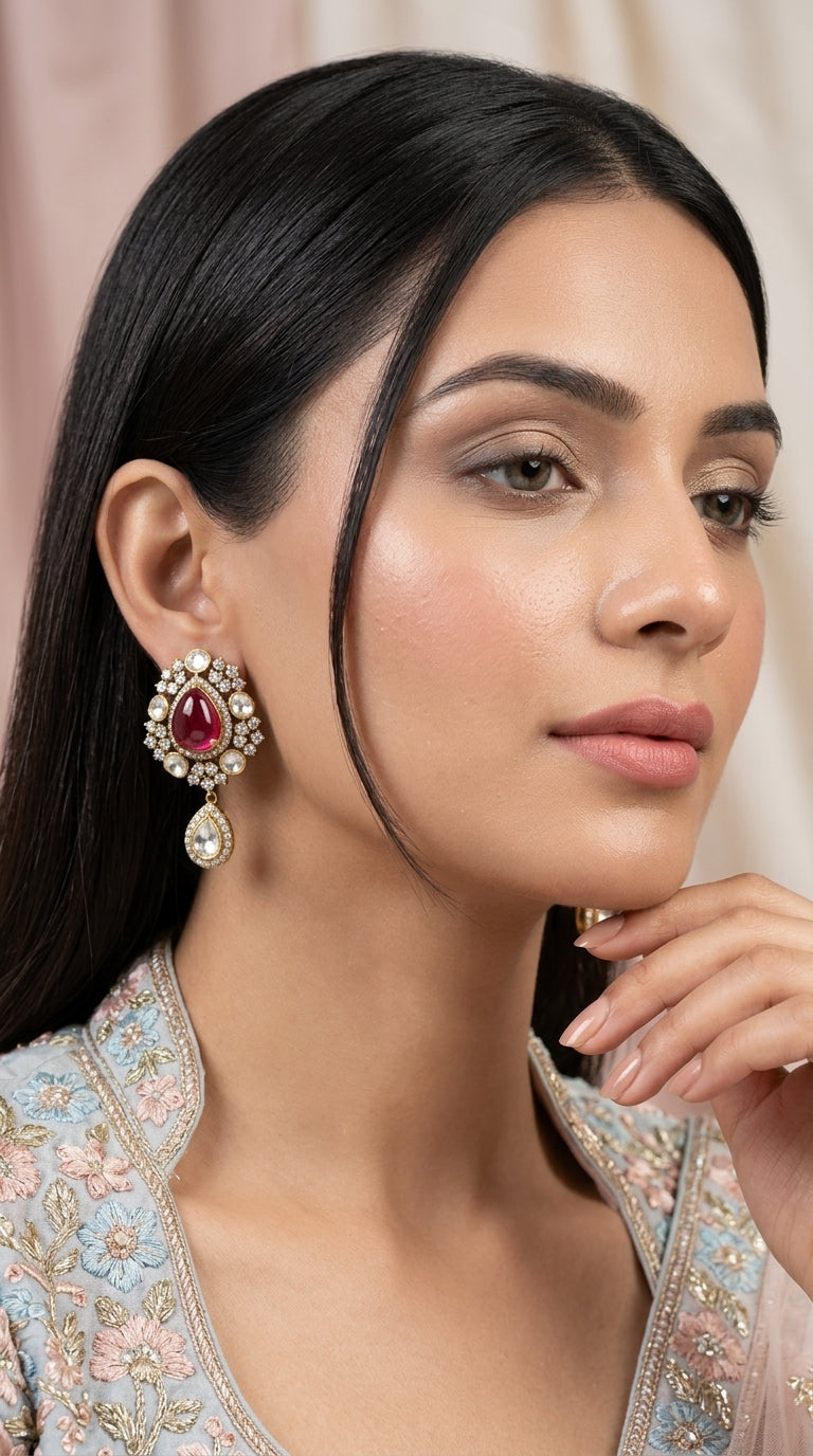 925 Silver Tops Earring Pair