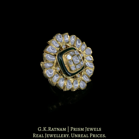 18k Gold and Diamond Polki Ring - G. K. Ratnam