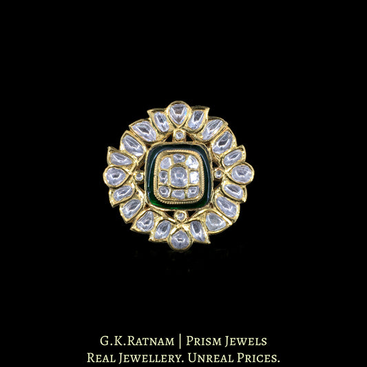 18k Gold and Diamond Polki Ring - G. K. Ratnam