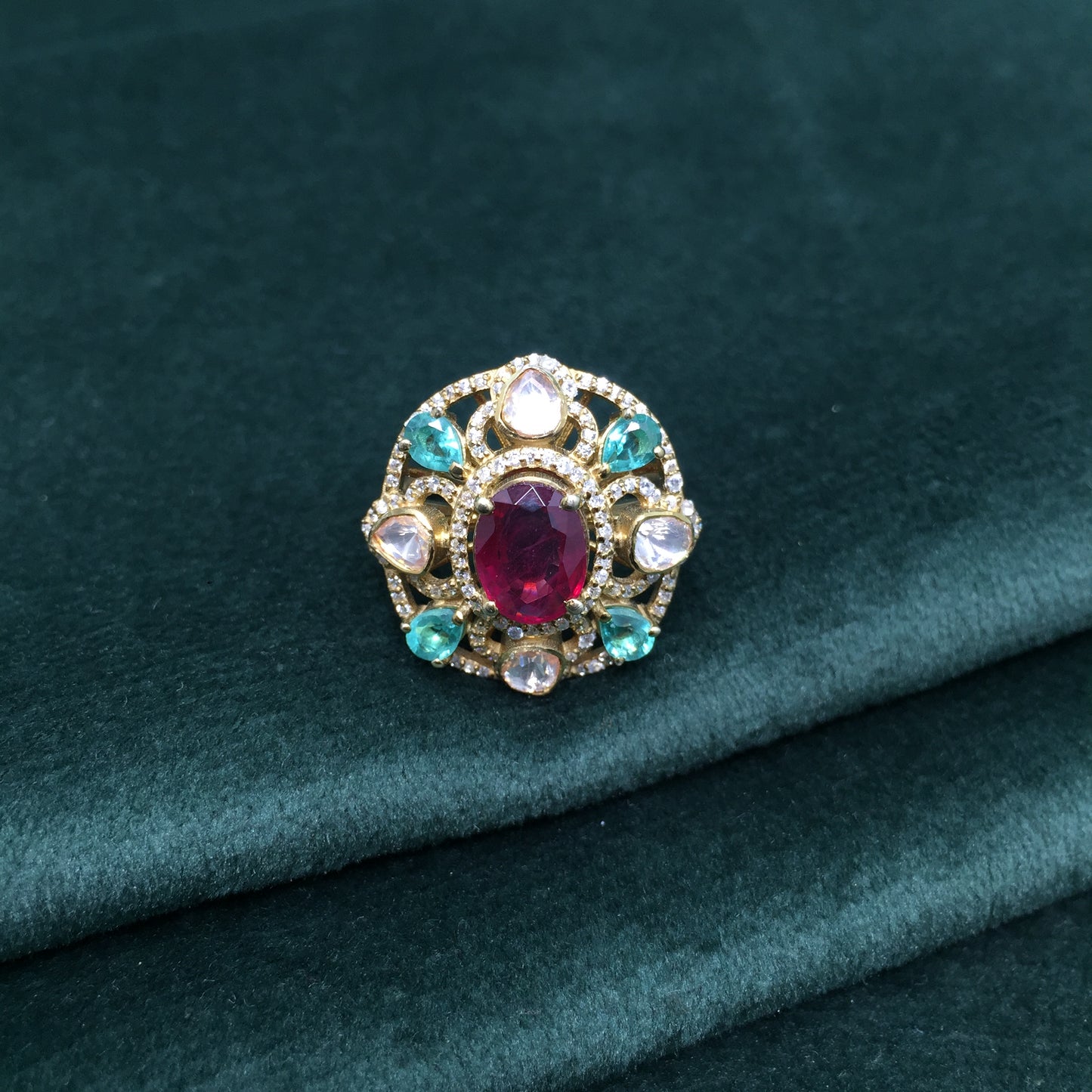 925 Silver victorian-finish Ring
