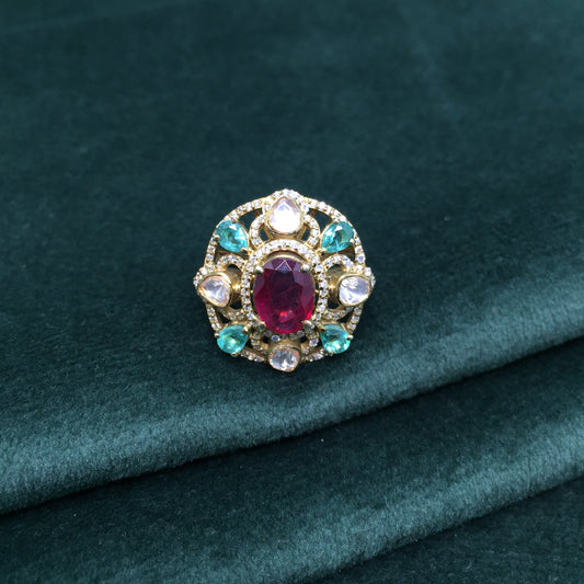 925 Silver victorian-finish Ring