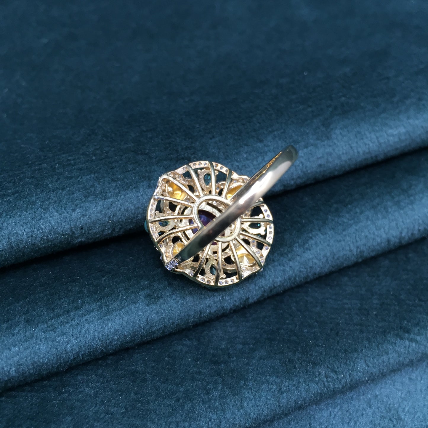 925 Silver victorian-finish Ring