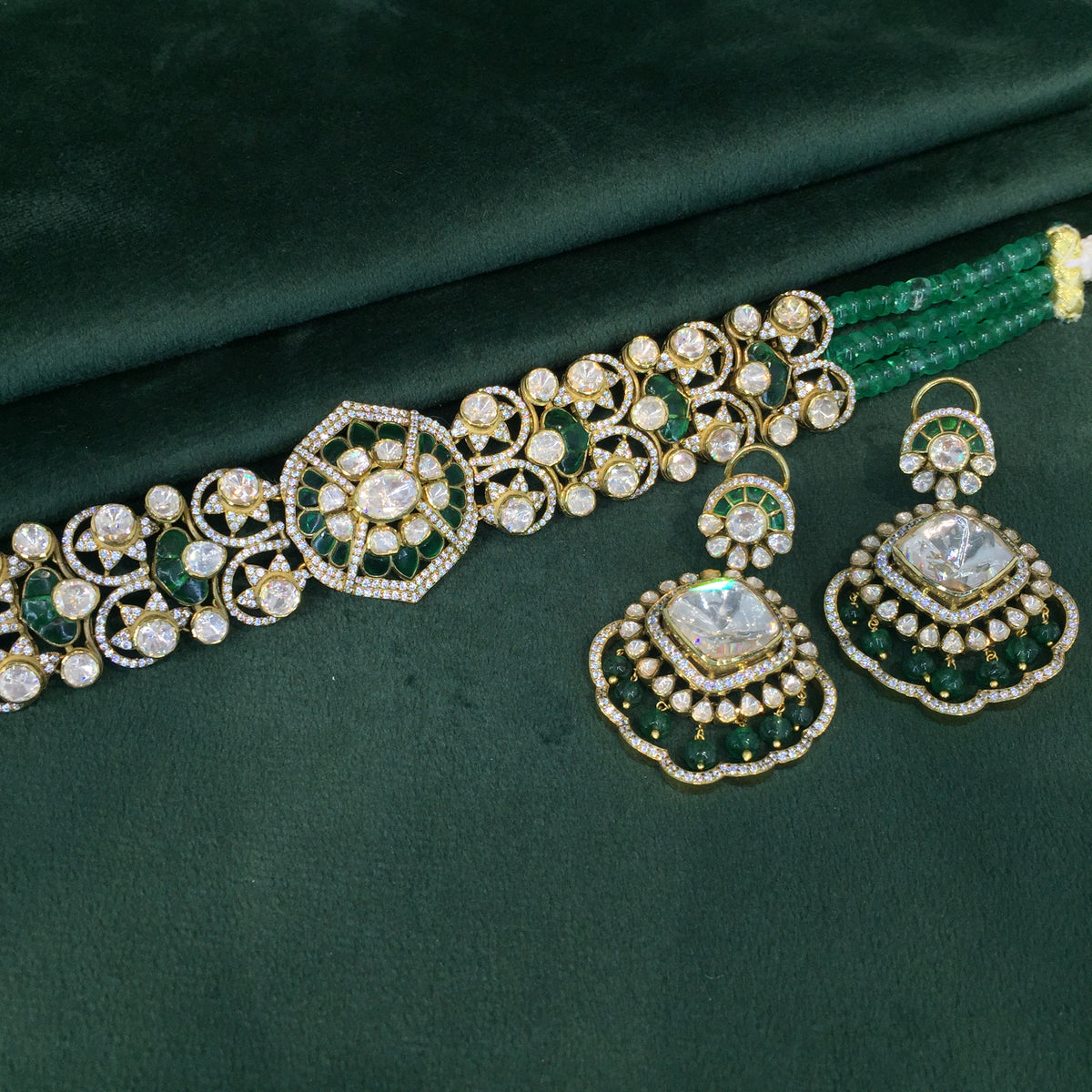 925 Silver Choker Necklace Set