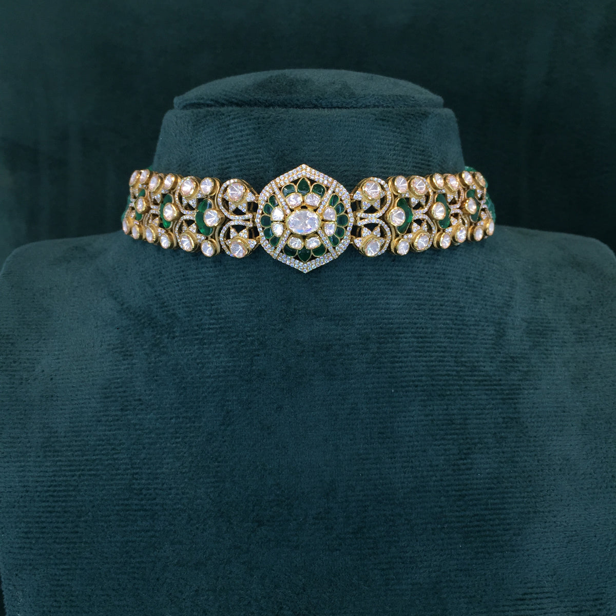 925 Silver Choker Necklace Set