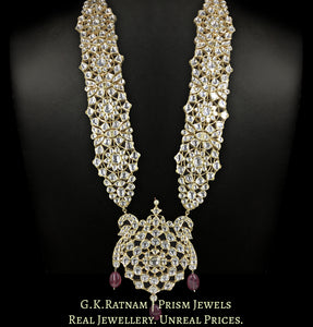 18k Gold and Diamond Polki Regal Ranihaar Necklace