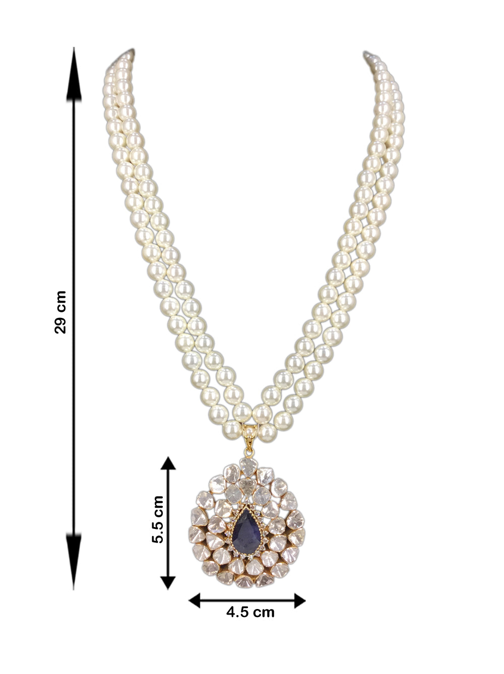 18k Gold and Diamond Polki Open Setting Pendant Set With changeable collets for Rubies, Blue Sapphires and Green Beryls