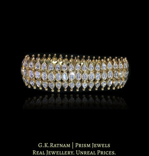 18k Gold and Diamond Polki Flexible Bracelet (Flexi)
