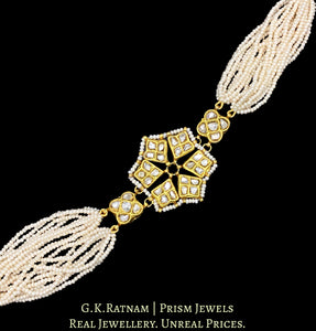 23k Gold and Diamond Polki Hybrid Bracelet