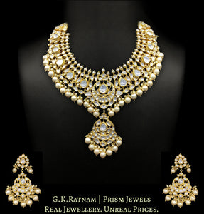 Polki diamond jhumka gold earrings Buy Now  Krishna Jewellers