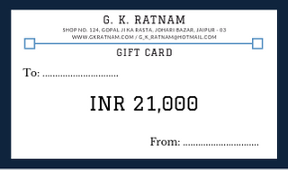 Gift Card - gold diamond polki kundan meena jadau jewellery
